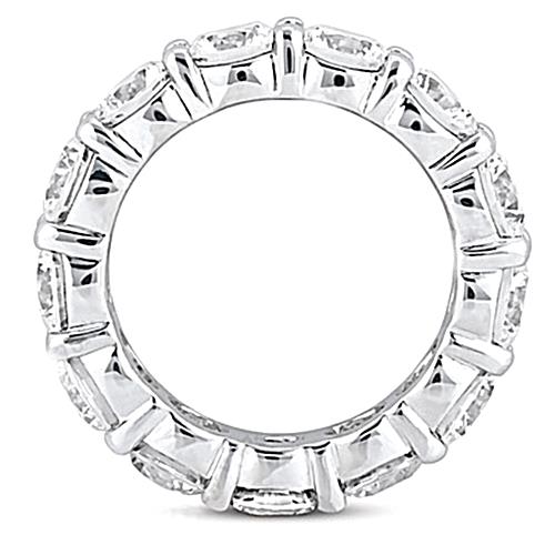 Eternity Band 5.85 Ct. Ring F Vs1 Diamonds Eternity Wedding Band Gold