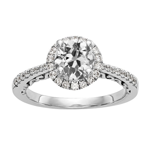 4 Carats Halo Anniversary Ring