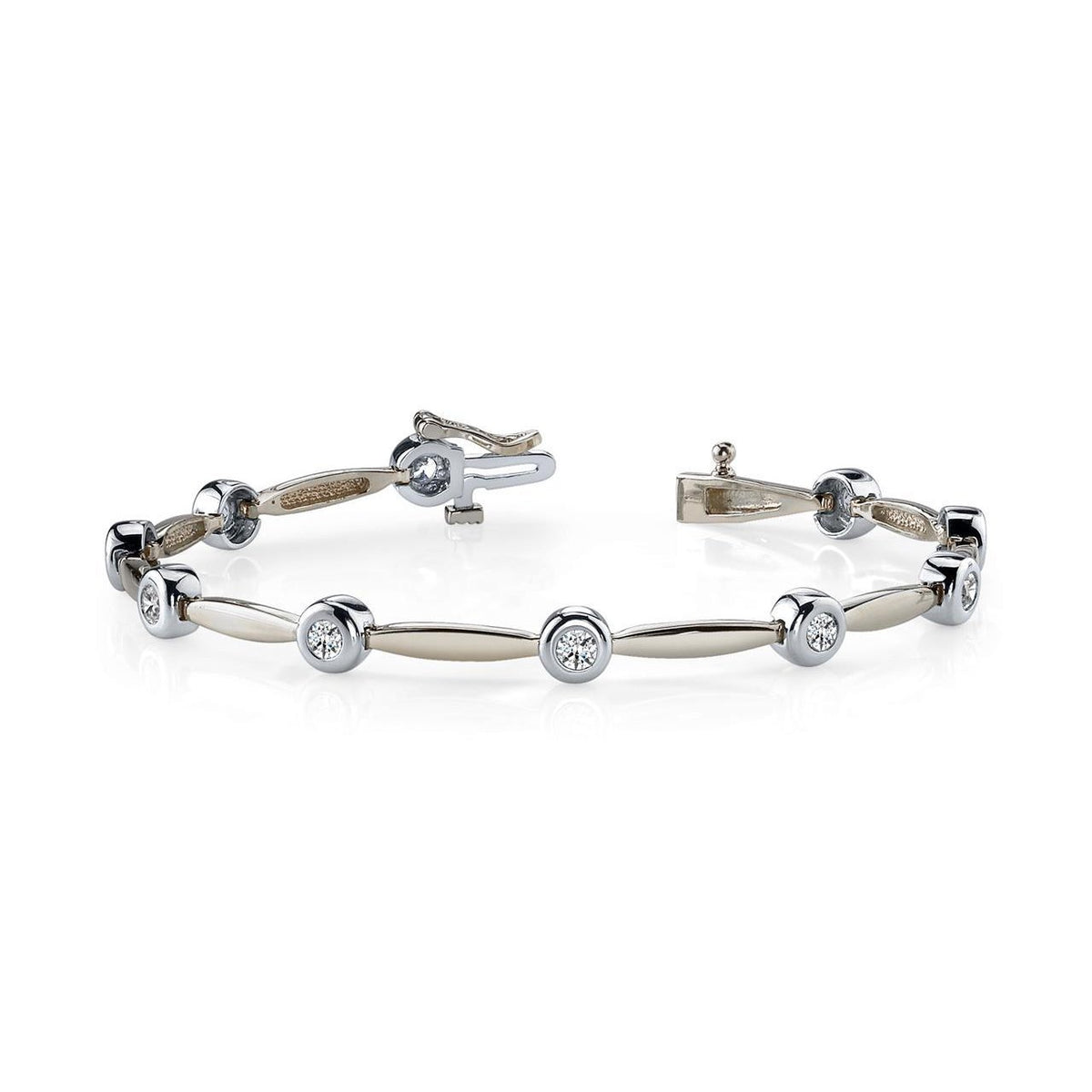3 Ct Round Diamond Tennis Bracelet Sparkling White Gold Ladies Jewelry Tennis Bracelet