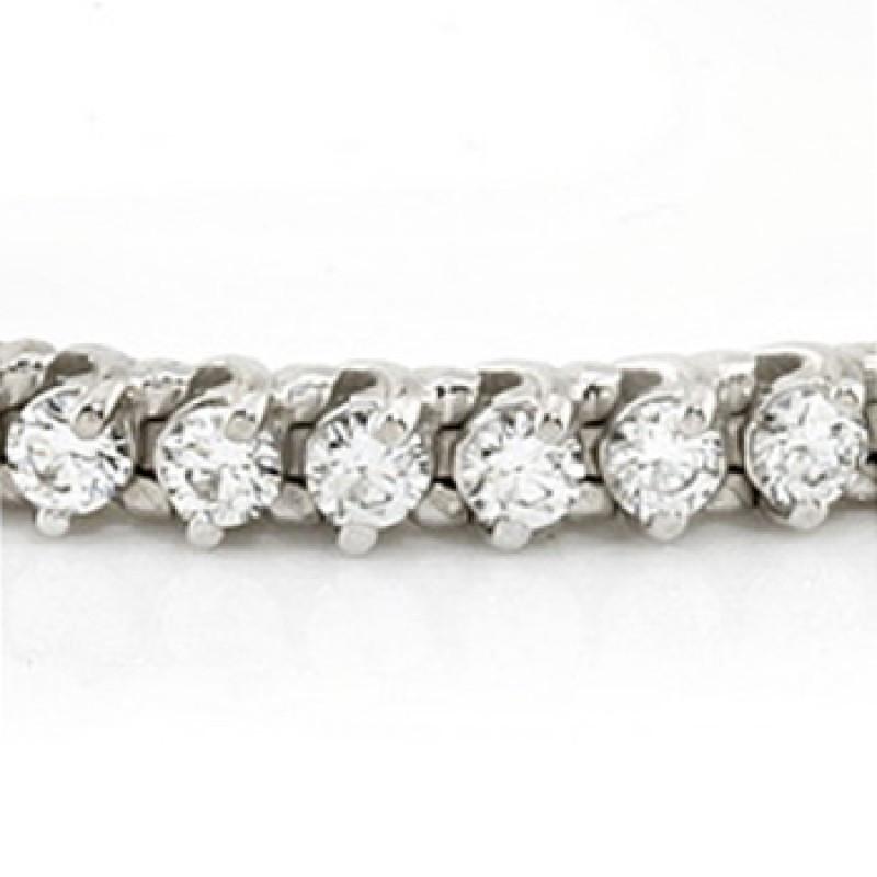 Tennis Bracelet 5 Carats Round Diamonds