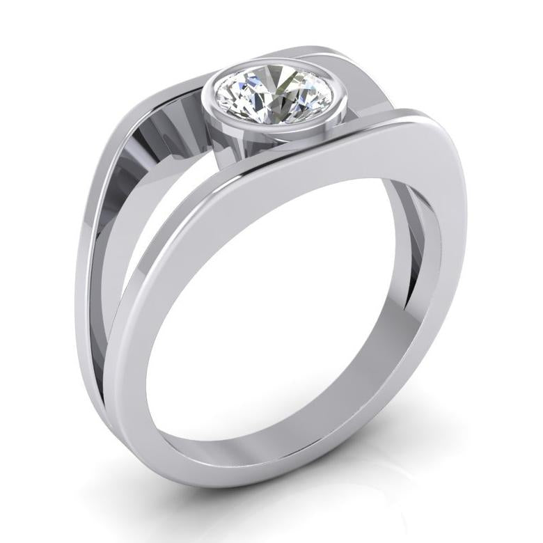 Gorgeous Solitaire Diamond Ring Anniversary Jewelry 1 Carat