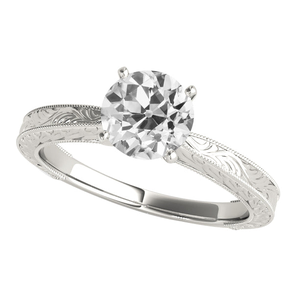 Amazing Solitaire Old Miner Diamond Ring