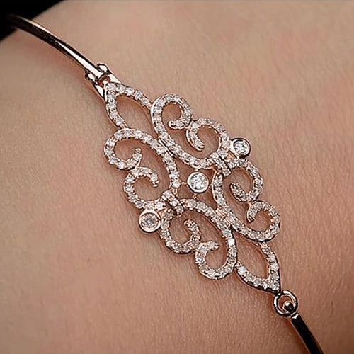 Womens Diamond Bangle