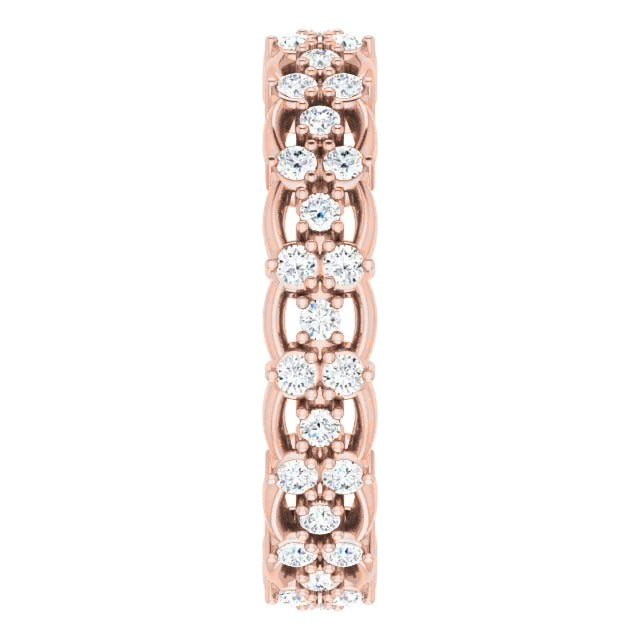 Rose Gold Eternity Band