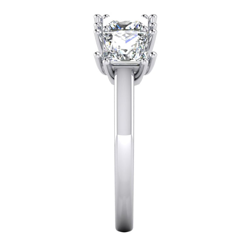 Sparkling Unique Style White Sparkling Engagement White gold Diamond