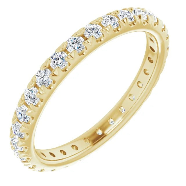natural round diamond 0.87ct band side angle
