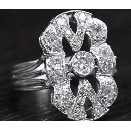 Like La Belle Epoque Jewelry Diamond Vintage Style Ring 2 Carats