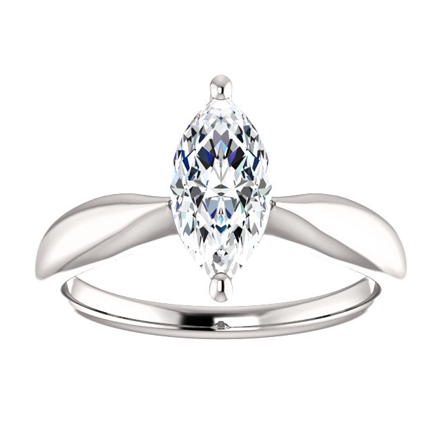 Solitaire White Gold Diamond Ring