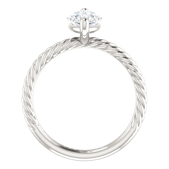 natural marquise diamond 2ct ring side angle