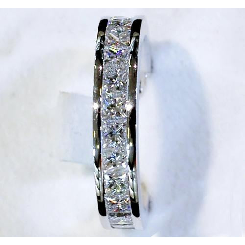 natural princess diamond 4.60ct band side angle