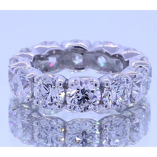 6 Carats Round Diamond Anniversary Band White Gold 14K Vs1 F Band