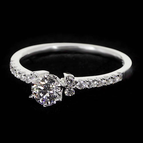 Round Engagement Ring