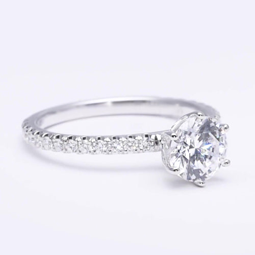 Fancy Elegant Lady’s Style White Elegant Gold Diamond