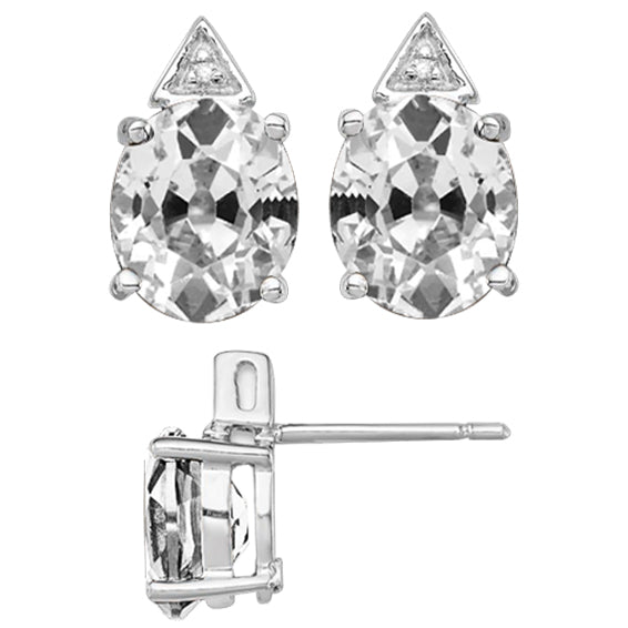 natural round diamond 6.50ct earring front view