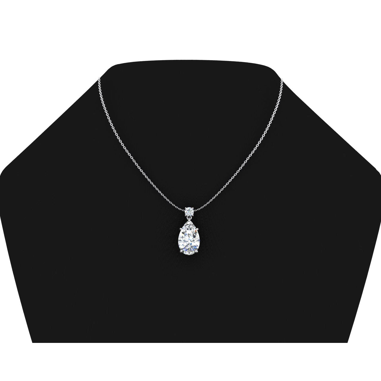 Ladies Diamond Pendant Necklace
