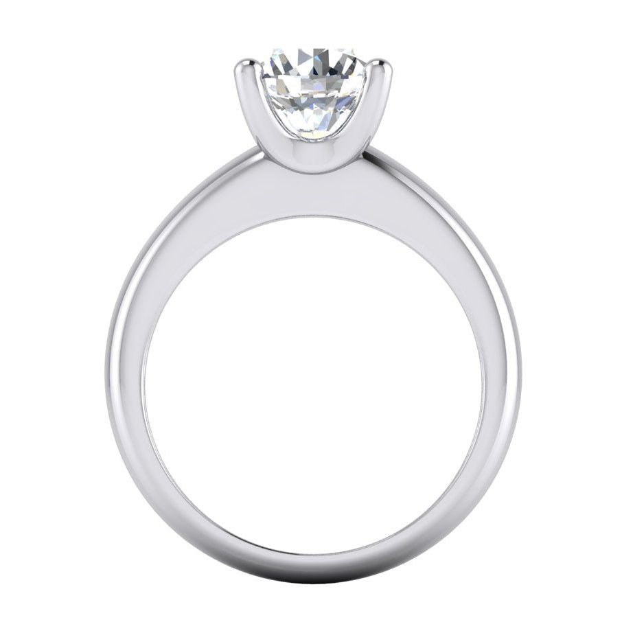 2 Carat Solitaire Engagement Ring For Women Gold - Solitaire Ring