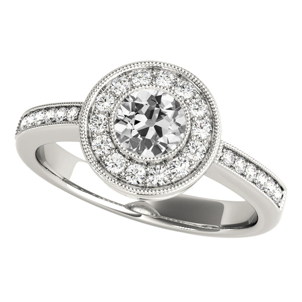 natural round diamond 3.50ct watch front view