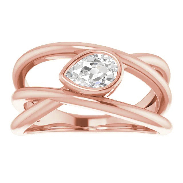 New High Quality Wedding Solitaire White Gold Diamond Anniversary Ring