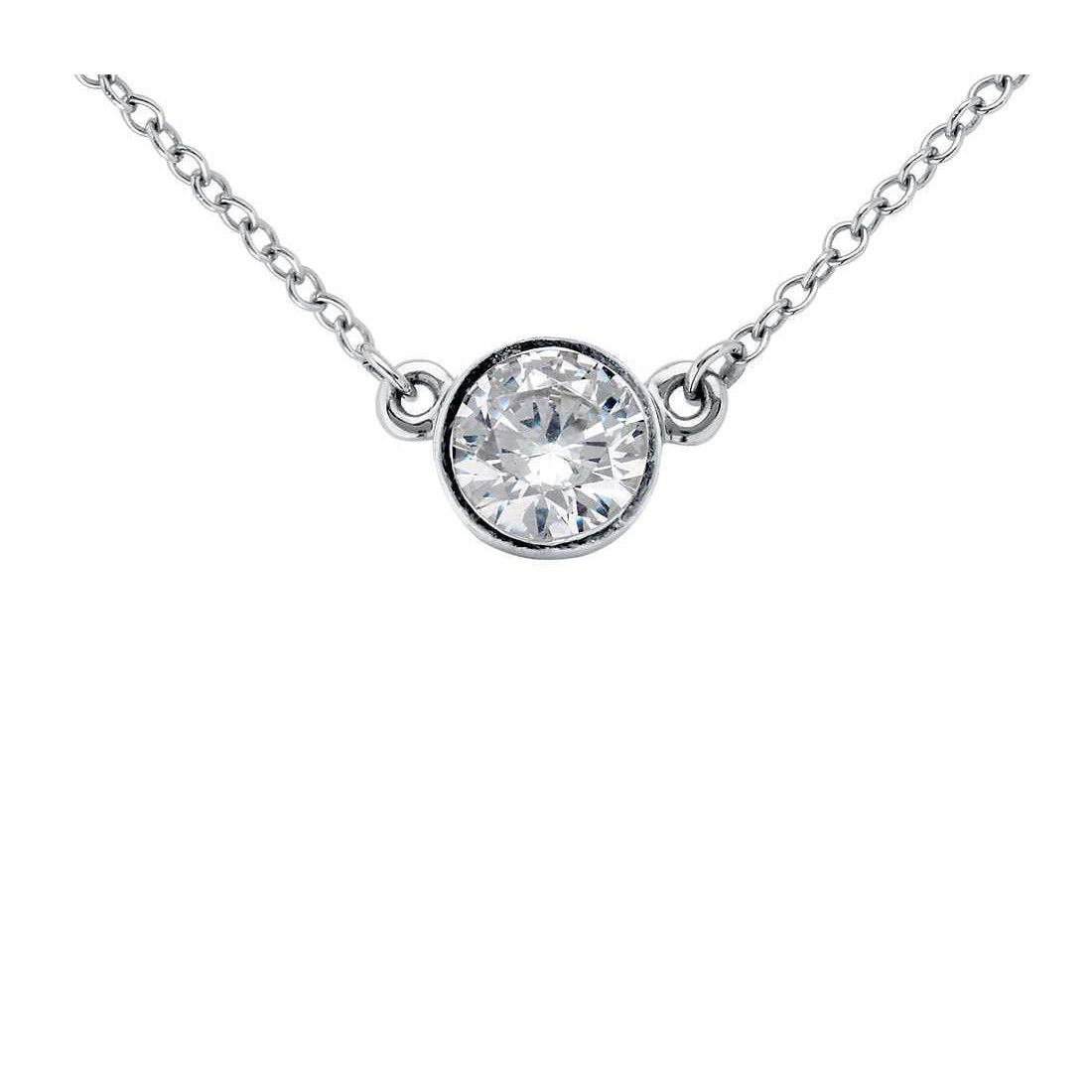 Sparkling Solitaire 1 Ct. GIA Certified Lab Grown Diamond Pendant Necklace White Gold 14K