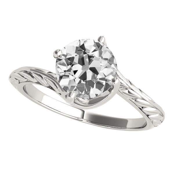 New In quality Miner Vintage Style Solitaire Ring