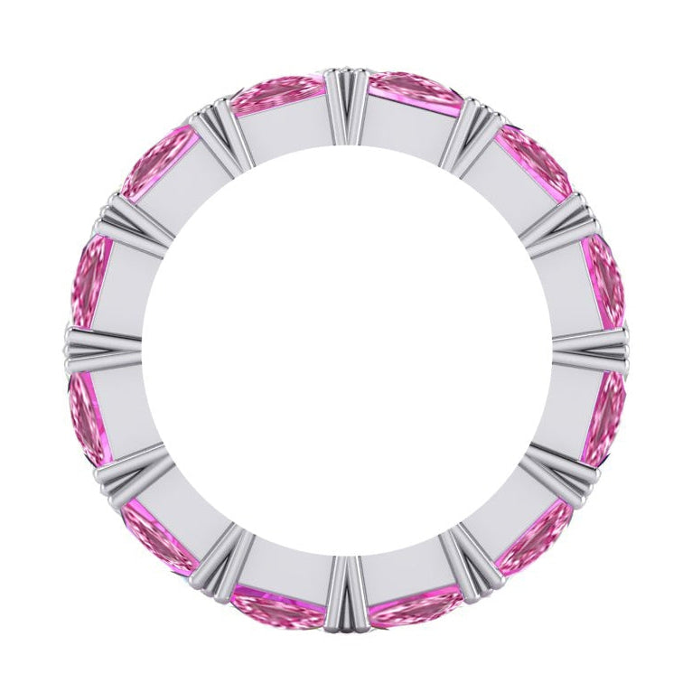 Trilliant Cut Diamond Band