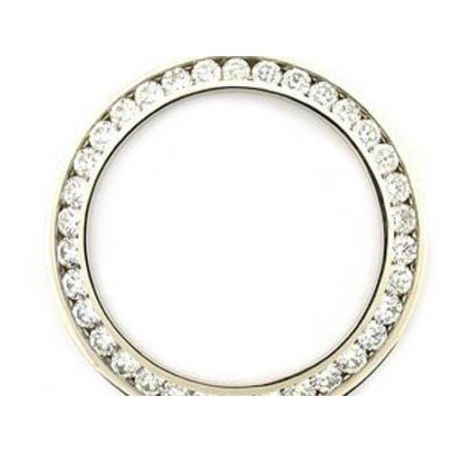 Custom Diamond Bezel To Fit Rolex Datejust Or President Watch 4.5 Ct. Watch Bezel