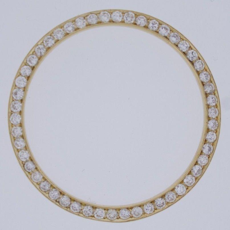 Custom Round Diamond Bezel To Fit Rolex Datejust Or President Watch Watch Bezel