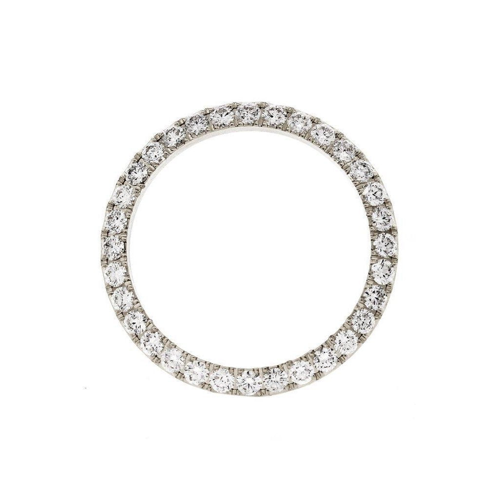 Diamond Bezel To Fit Rolex Datejust 4.75 Carats Custom 36Mm Watch Ss Watch Bezel