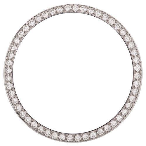 Diamond Round Custom Bezel To Fit Rolex Date All Watch Models Watch Bezel