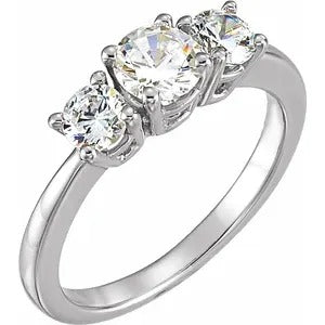 3 Stone Diamond Ring