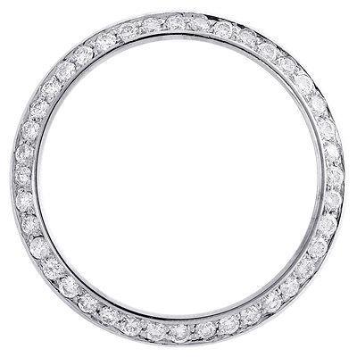 Gents Custom Diamond Bezel To Fit Rolex Datejust All Watch Models. 3.25 Ct. Watch Bezel