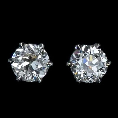 Old Miner studs 1.25 Ct Stud Earrings