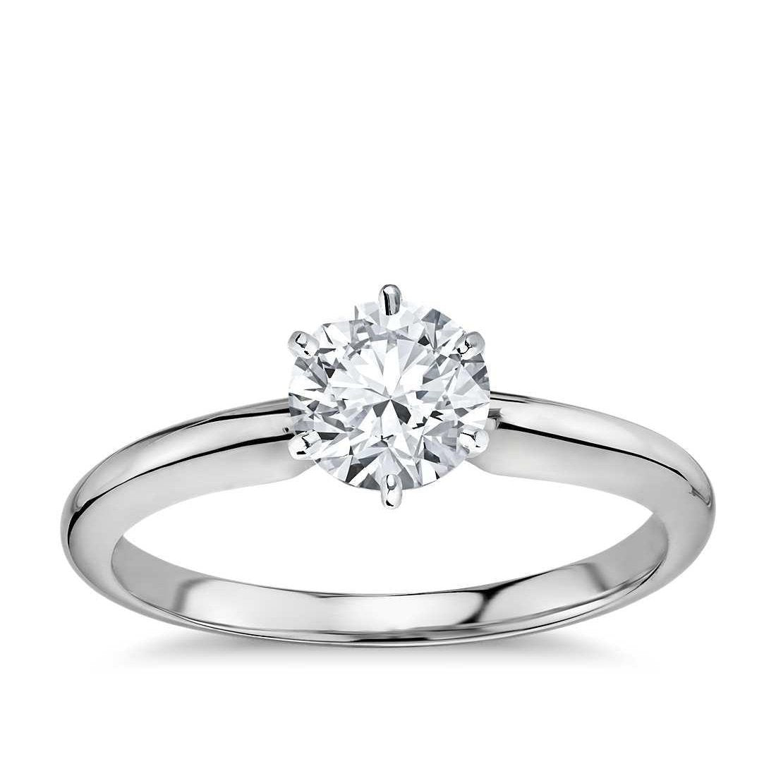 Fancy Woman's Solitaire Diamond Engagement Engagement Ring