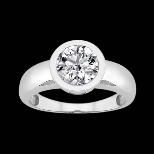 New High Quality Wedding Solitaire White Gold Diamond Anniversary Ring