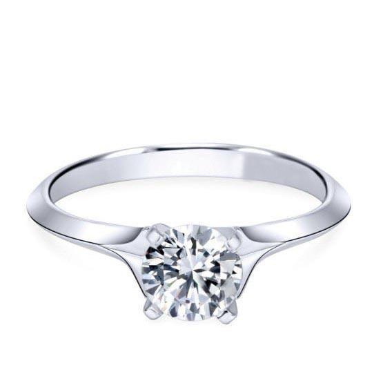 Solitaire Sparkling 2.00 Carat Diamond Anniversary Ring White Gold Solitaire Ring