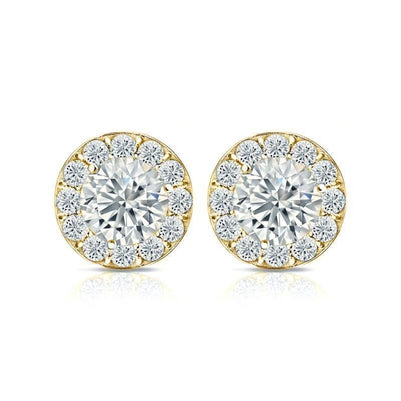 Sparkling Unique Lady’s Studs Halo Earrings