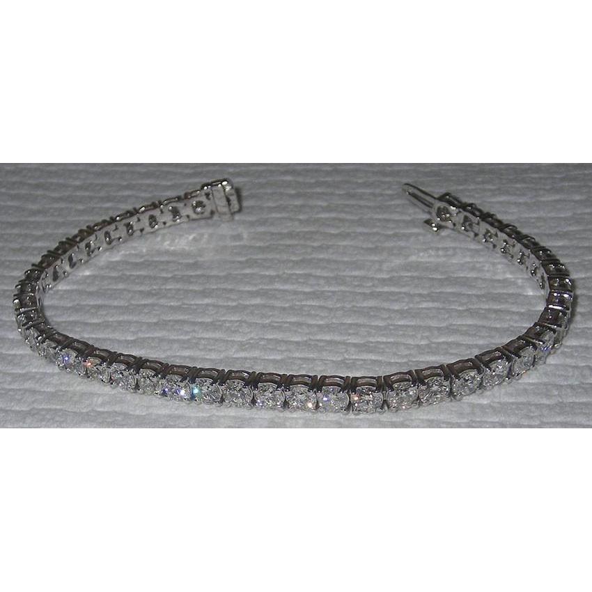 Tennis Bracelet 14 Carat Diamonds Sparkling White Gold Tennis Bracelet