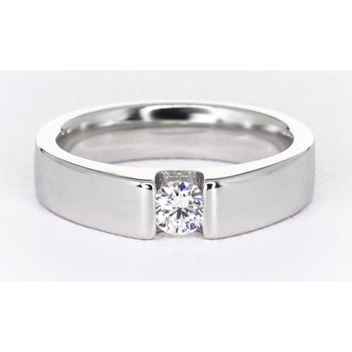 Tension Set Diamond Men'S Ring Mens Ring