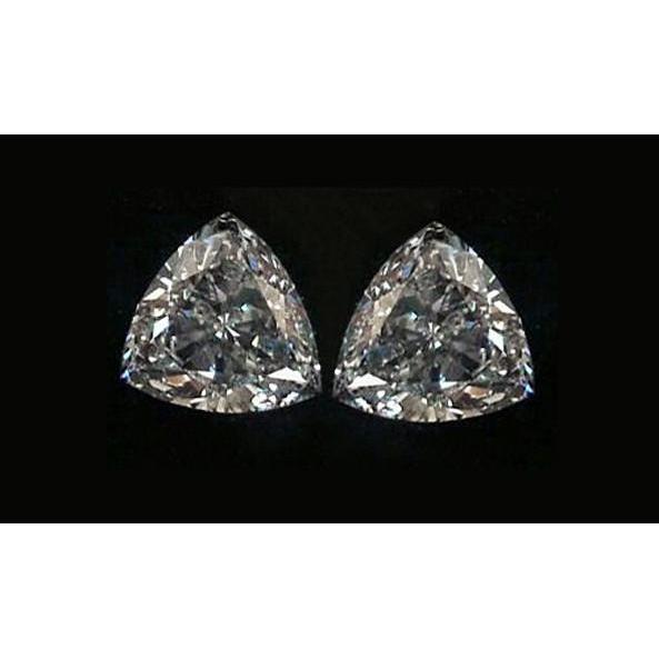 Trilliant Triangle Cut Diamonds Matching Pair 1 Carats G Si Loose Diamond Diamond