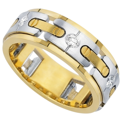 0.45 Carats Round Diamonds Men Engagement Band Jewelry New
