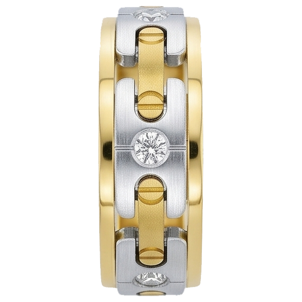0.45 Carats Round Diamonds Men Engagement Band Jewelry New