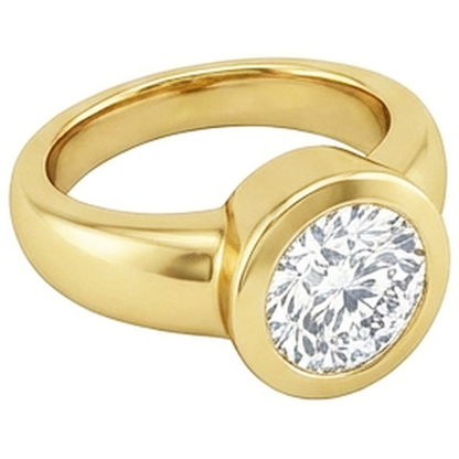 0.50 Carats Solitaire Natural Earth Mined Diamond Solitaire Ring Yellow Gold 14K