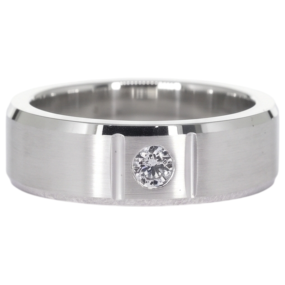 0.50 Ct Men's Single Diamond Ring