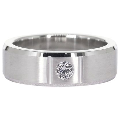 0.50 Ct Men's Single Diamond Ring