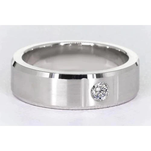 0.50 Ct Men's Single Diamond Ring
