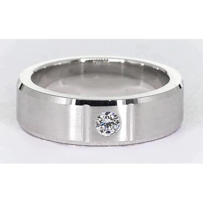 0.50 Ct Men's Single Diamond Ring