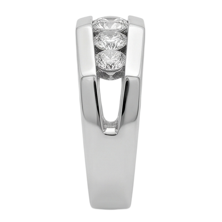 1.40 Carats Diamond Men's Engagement Ring White Gold 10K