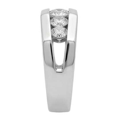 1.40 Carats Diamond Men's Engagement Ring White Gold 10K