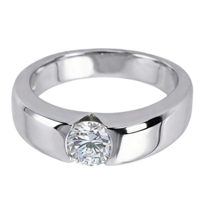 1.50 Carat G VS1 Gorgeous Diamond Solitaire Ring Gold Mens Ring Gents