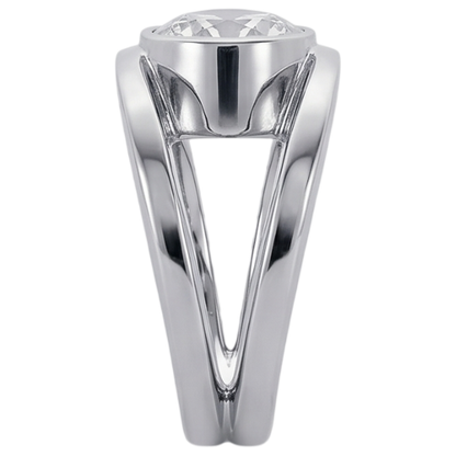 1.50 Carats Solitaire Diamond Anniversary Ring Split Shank